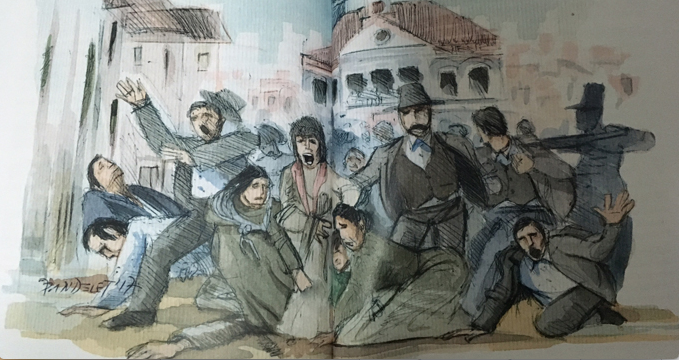 Ilustración de Jaime Pandelet para el libro 