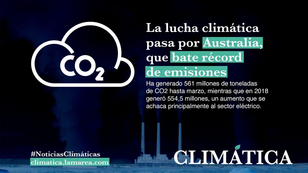 La lucha climática pasa por Australia, que bate récord de emisiones