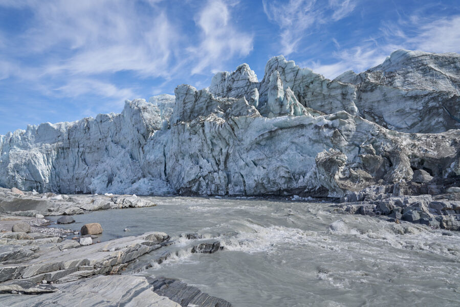 El hielo de Groenlandia alcanza la temperatura más elevada en mil años