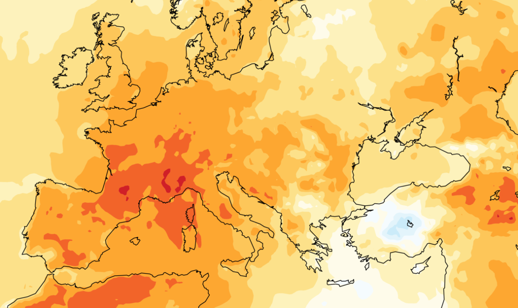 Europa registró niveles récord de sequía y calor durante 2022