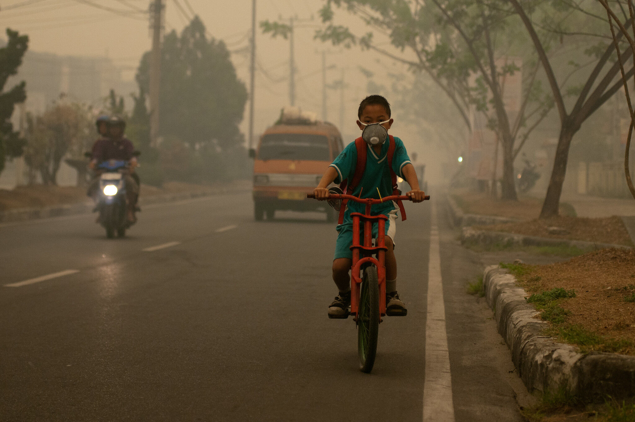Todo el mundo respira niveles nocivos de contaminación atmosférica