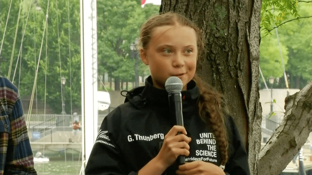 “Escucha a la ciencia”: el mensaje de Greta Thunberg a Trump a su llegada en barco a Nueva York