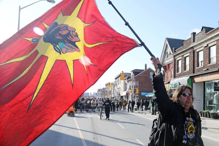 Rebelión indígena en Canadá