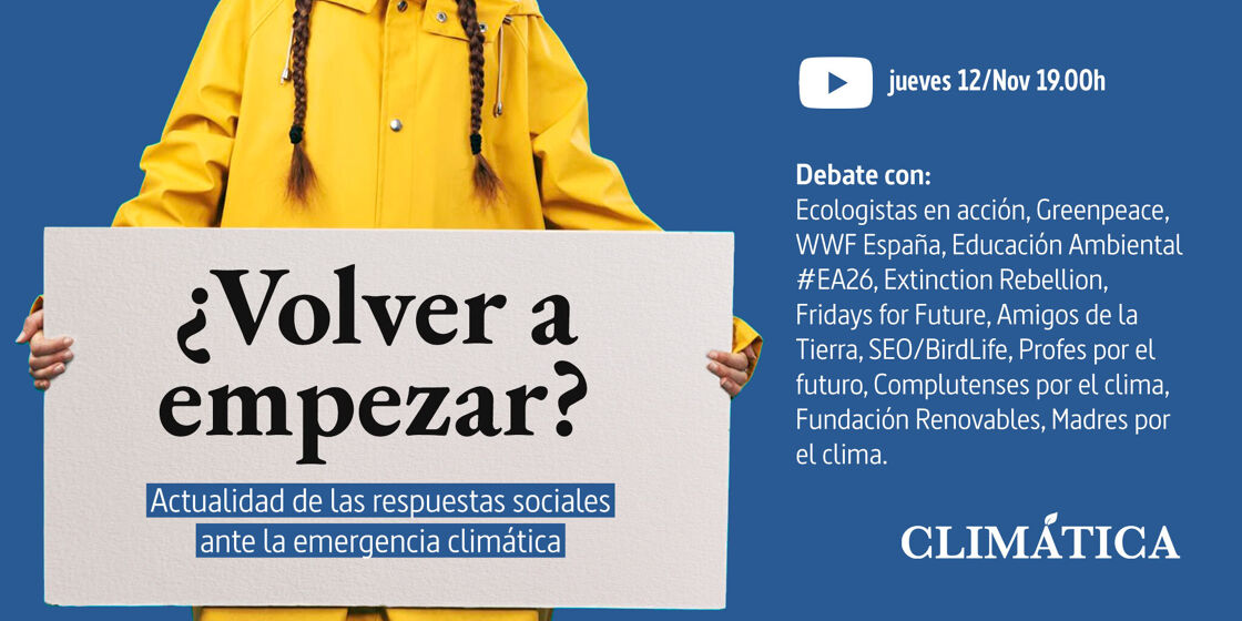 Encuentro online | ¿Volver a empezar?: actualidad de las respuestas sociales ante la emergencia climática