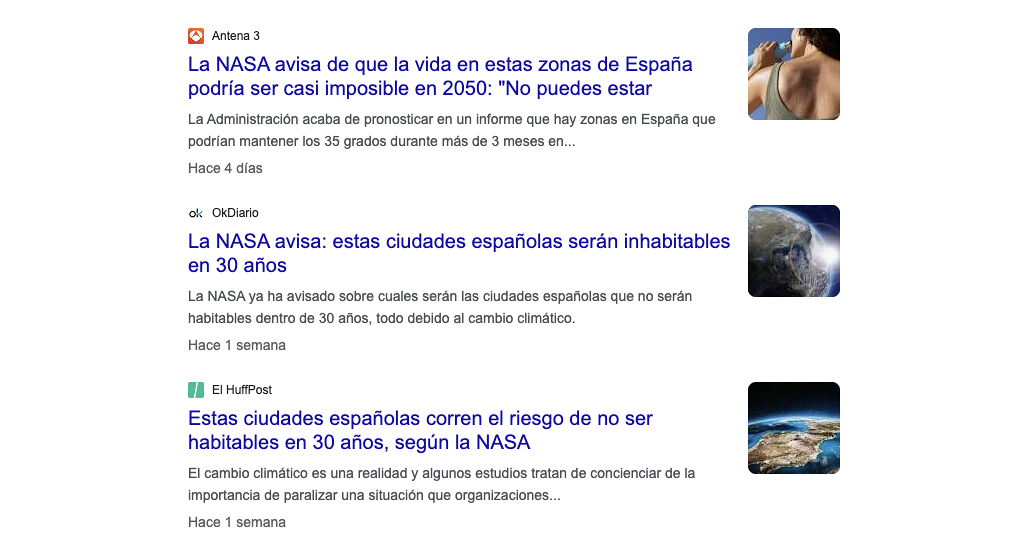 En verano, cuidado con las altas temperaturas… y la desinformación climática