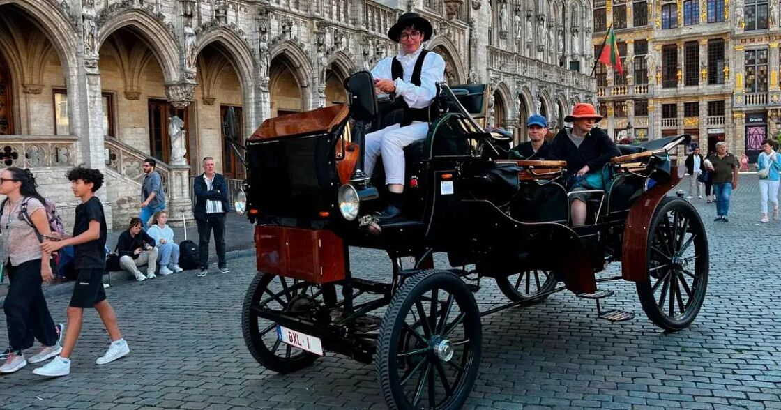 Las calesas eléctricas inician su andadura desde Bruselas