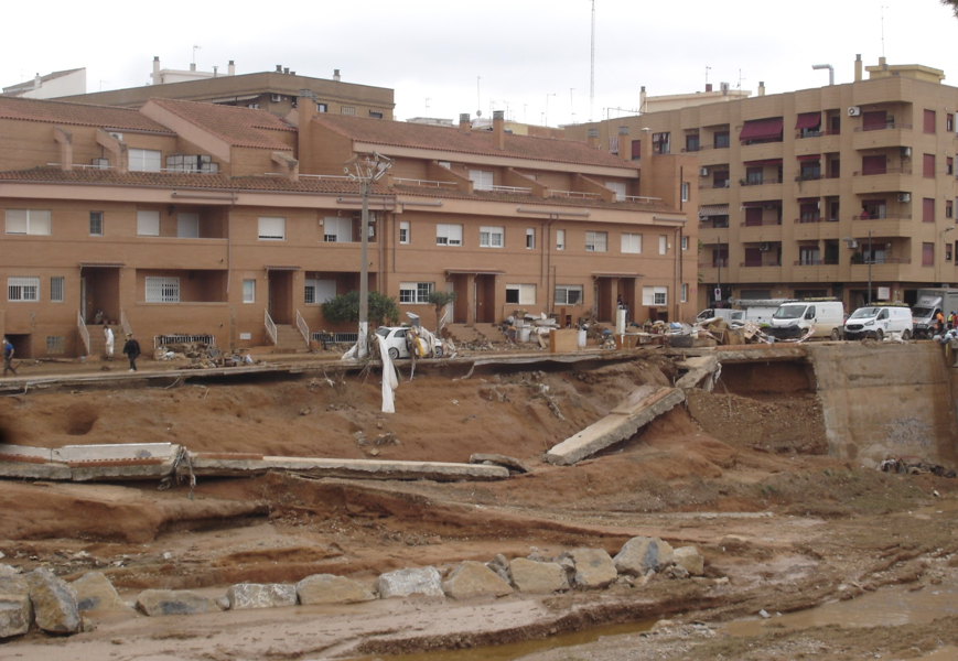 El paisaje de devastación apenas ha cambiado casi una semana después