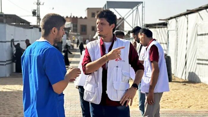 Paulo Milanesio, excoordinador de emergencias de MSF en Gaza